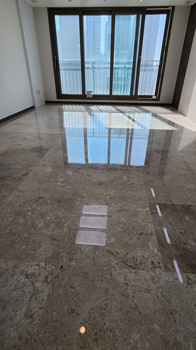검단 대리석줄눈전문 시공 과정 사진